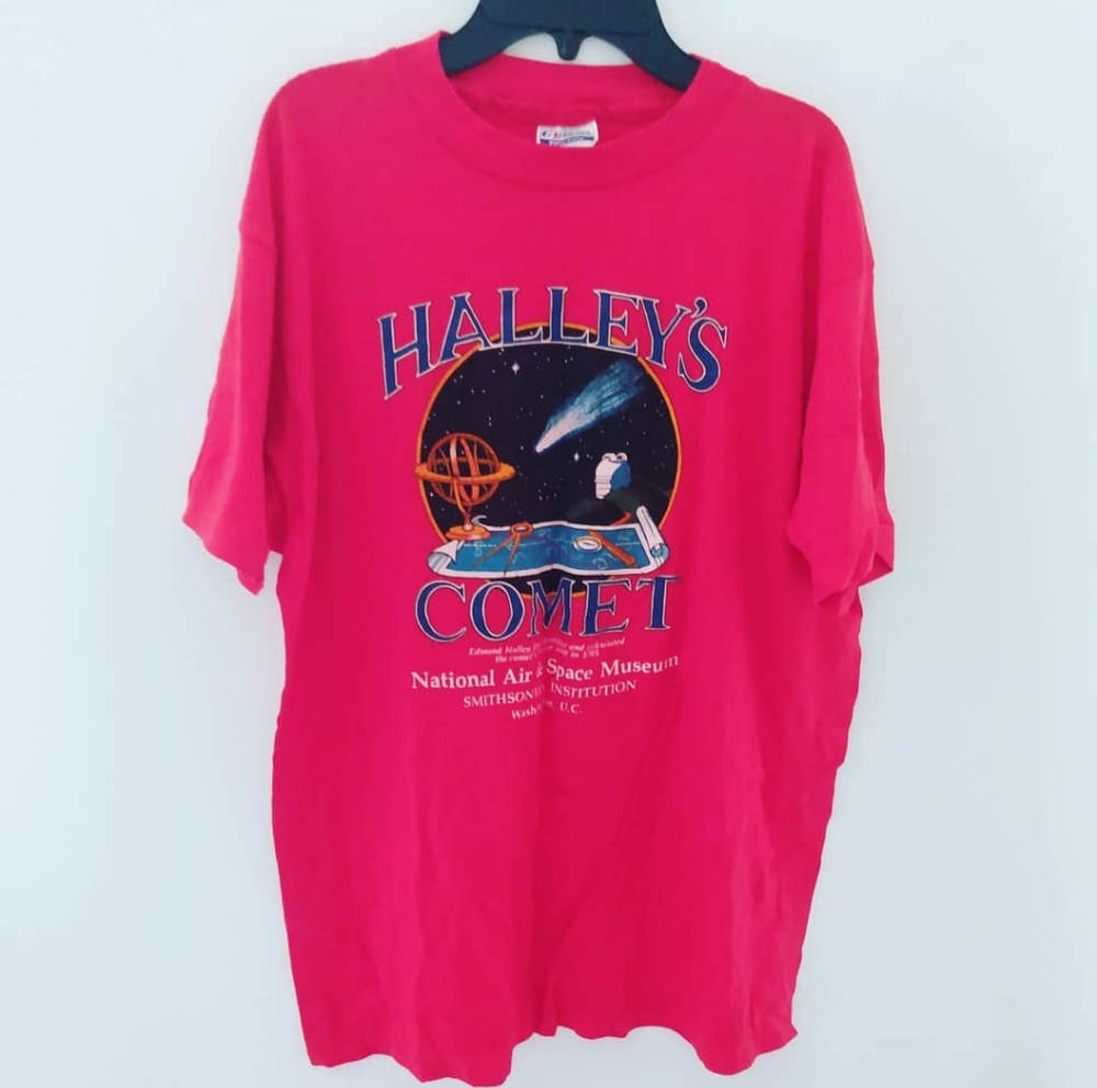 Vtg 80s Haley's Comet single stitch Nwot